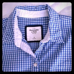 Abercrombie & Fitch checkered button-down shirt